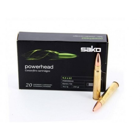 NABOJ SAKO 9,3X62 SP 477D Powerhead 16,2/250 C640477DSA10