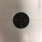 TARČA R50 pištolska (bel papir)