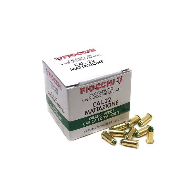 NABOJ FIOCCHI 22 ZA HUM.UBIJ.ZELEN 31205300