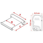 TENDA FIAMMA F45S 190 06280M01T Deluxe Grey