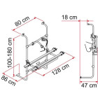 PRTLJAŽNIK ZA KOLESA CARRY BIKE Caravan UNIVERSAL 02093-76-