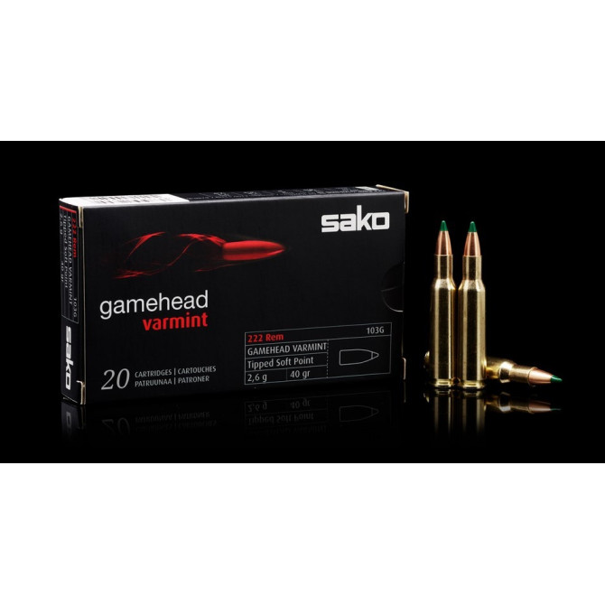 Naboj Sako 243 WIN Gamehead Varmint 4,5g/70gr