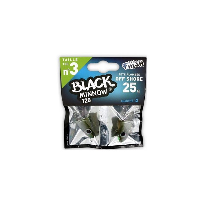 VABA BLACK MINNOW BM 002 JIG GLAVA 25G KAKI