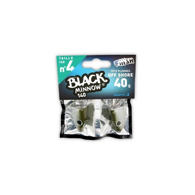 VABA BLACK MINNOW BM 030 JIG GLAVA OFF SHORE 40G KAKI