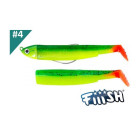 VABA BLACK MINNOW BM 642 COMBO SHALLOW VERT/ORANGE 10G