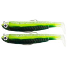 VABA BLACK MINNOW BM 947 DOUBLE COMBO OFF SHORE 25G BLEU/GLOW-SHINY BLUE