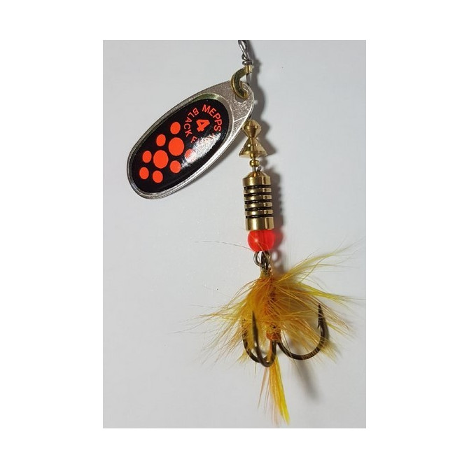 Blestivka Mepps Black Fury Orange Mouche A