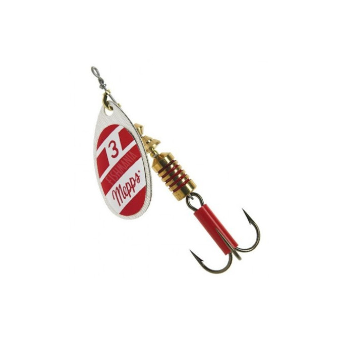 Blestivka Mepps Aglia Blanc Rouge