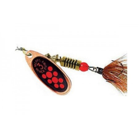 Blestivka Mepps Black Fury Orange Mouche C