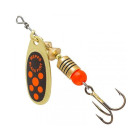 Blestivka Mepps Black Fury Orange Gold