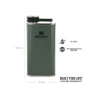 STEKLENICA STANLEY EASY FILL WIDE MOUTH FLASK 0,23L ZELENA 10-00837-126